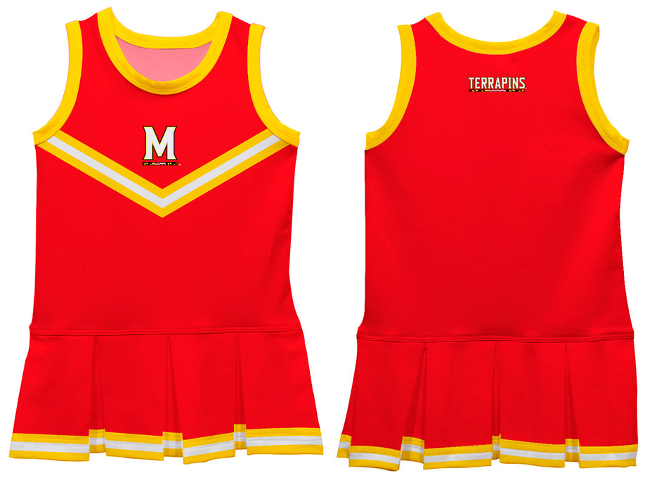 Maryland Terrapins Vive La Fete Game Day Red Sleeveless Cheerleader Dress - Vive La Fête - Online Apparel Store