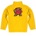 Maryland Terrapins Vive La Fete Game Day Solid Yellow Quarter Zip Pullover Sleeves - Vive La Fête - Online Apparel Store
