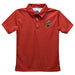 University of Maryland Terrapins Embroidered Red Short Sleeve Polo Box Shirt
