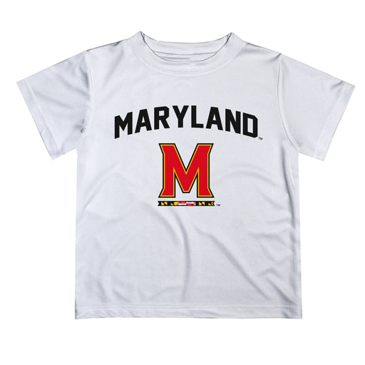 University of Maryland Terrapins Vive La Fete Boys Game Day V2 White Short Sleeve Tee Shirt
