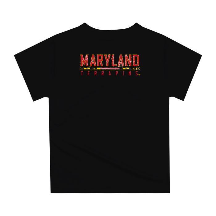 Maryland Terrapins Original Dripping Football Helmet Yellow T-Shirt by Vive La Fete - Vive La Fête - Online Apparel Store