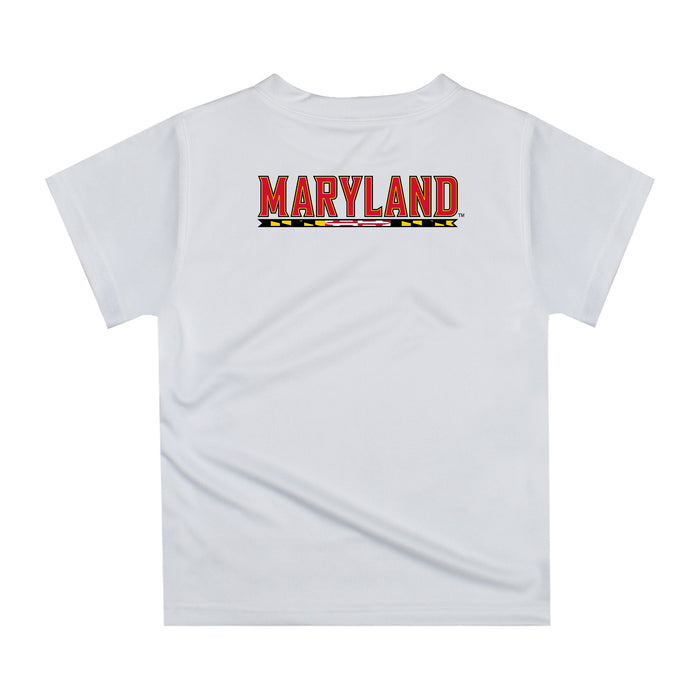 Maryland Terrapins Original Dripping Baseball Helmet Red T-Shirt by Vive La Fete - Vive La Fête - Online Apparel Store