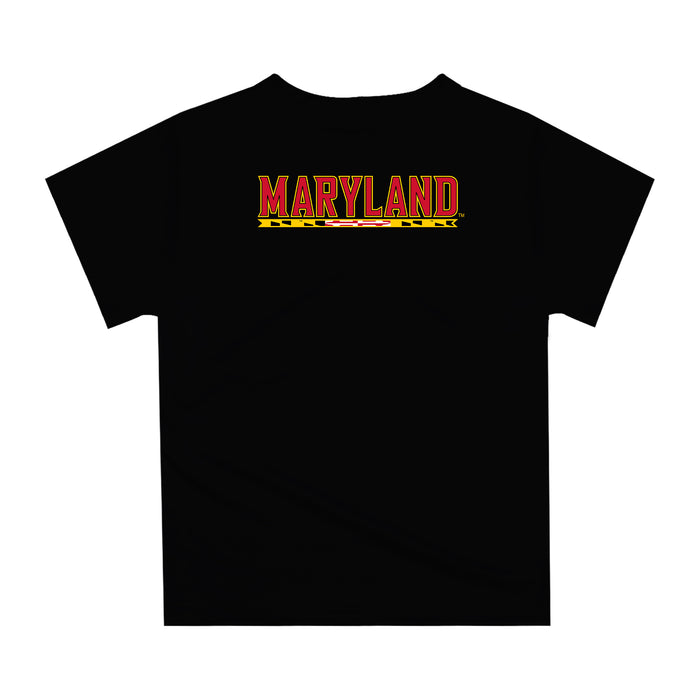 Maryland Terrapins Original Dripping Baseball Helmet Red T-Shirt by Vive La Fete - Vive La Fête - Online Apparel Store