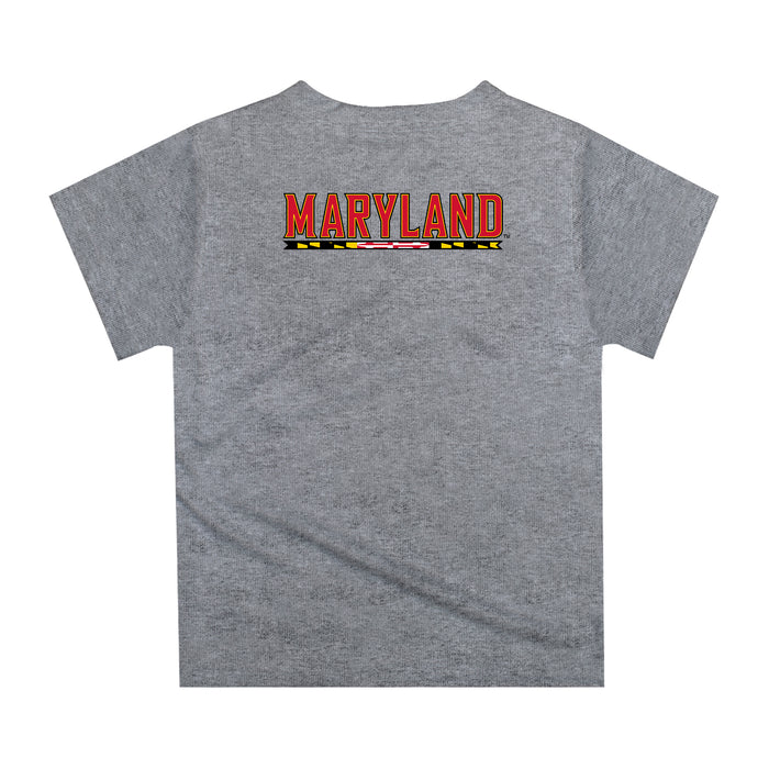 Maryland Terrapins Original Dripping Baseball Helmet Red T-Shirt by Vive La Fete - Vive La Fête - Online Apparel Store