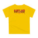Maryland Terrapins Original Dripping Soccer Yellow T-Shirt by Vive La Fete - Vive La Fête - Online Apparel Store