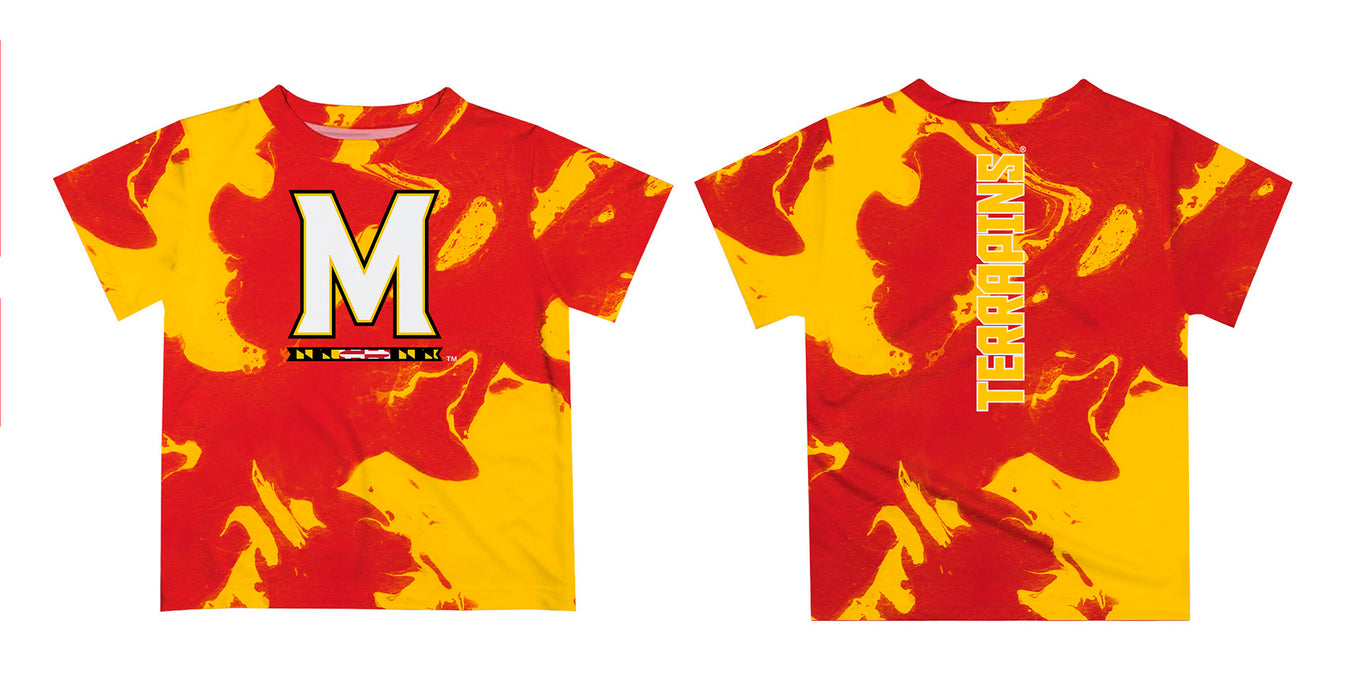 University of Maryland Terrapins Vive La Fete Marble Boys Game Day Red Short Sleeve Tee - Vive La Fête - Online Apparel Store