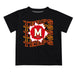University of Maryland Terrapins Vive La Fete Black Art V1 Short Sleeve Tee Shirt