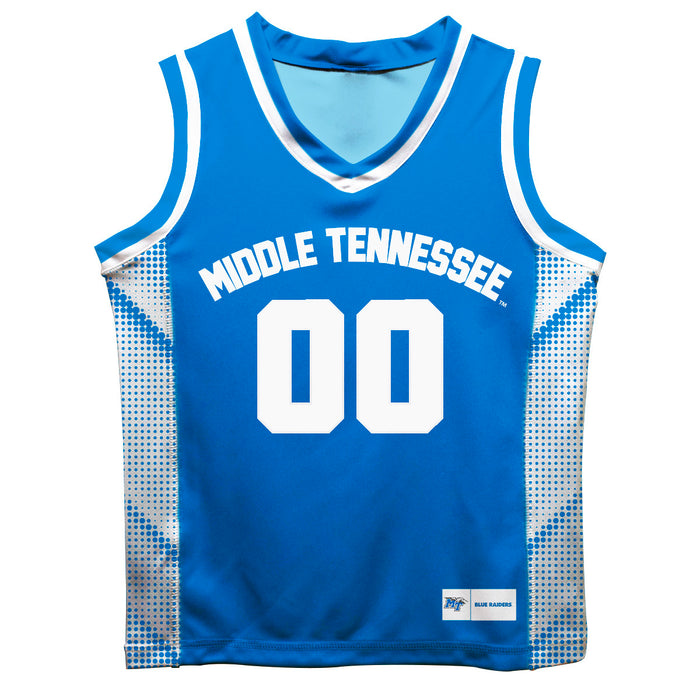 MTSU Blue Raiders Vive La Fete Game Day Blue Boys Fashion Basketball Top