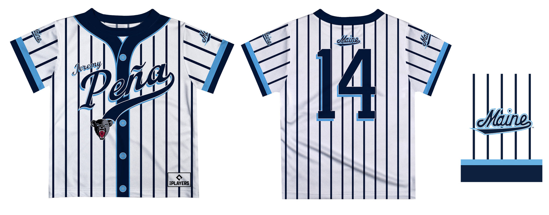 MLB Players Association Jeremy Peña Maine Black Bears MLBPA Officially Licensed by Vive La Fete T-Shirt - Vive La Fête - Online Apparel Store