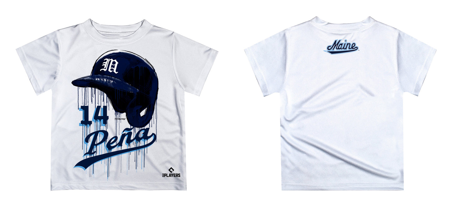 MLB Players Association Jeremy Peña Maine Black Bears MLBPA Officially Licensed by Vive La Fete Dripping T-Shirt - Vive La Fête - Online Apparel Store