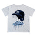 Maine Black Bears Original Dripping Baseball Hat White T-Shirt by Vive La Fete