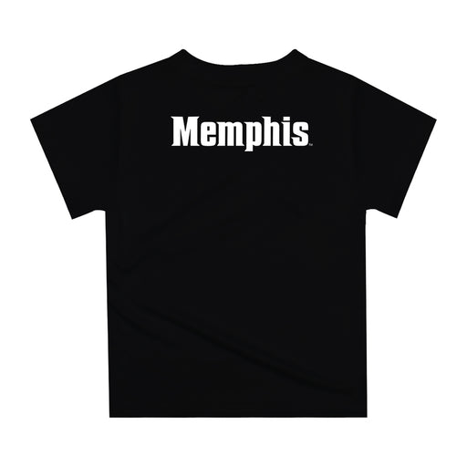 Memphis Tigers Original Dripping Football Black T-Shirt by Vive La Fete - Vive La Fête - Online Apparel Store