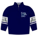 Memphis Tigers Vive La Fete Game Day Blue Quarter Zip Pullover Stripes on Sleeves - Vive La Fête - Online Apparel Store