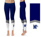 Memphis Tigers Vive La Fete Game Day Collegiate Ankle Color Block Women's Blue White Yoga Leggings - Vive La Fête - Online Apparel Store