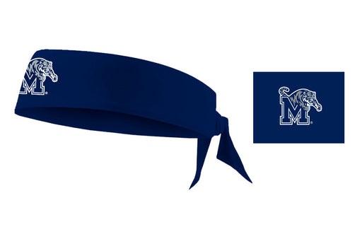 Memphis Tigers Vive La Fete Blue Head Tie Bandana - Vive La Fête - Online Apparel Store