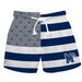 Memphis Tigers Vive La Fete Game Day Blue White Gray Flag Swimtrunks V1