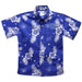 Memphis Tigers Royal Hawaiian Short Sleeve Button Down Shirt