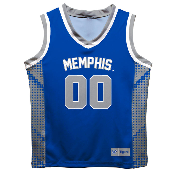 Memphis Tigers Vive La Fete Game Day Blue Boys Fashion Basketball Top
