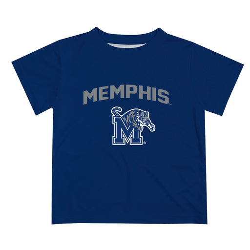 Memphis Tigers Vive La Fete Boys Game Day V2 Blue Short Sleeve Tee Shirt