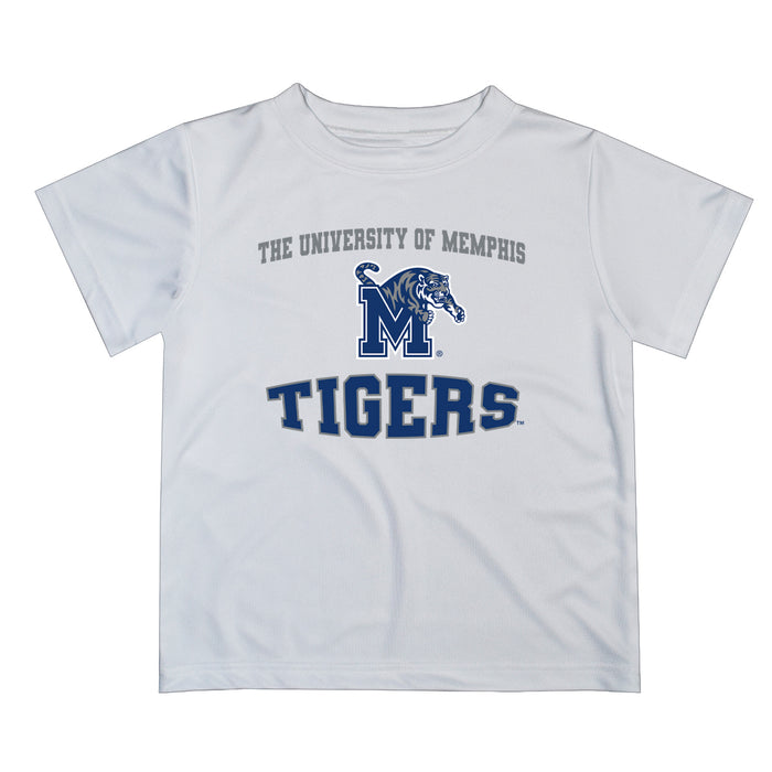 Memphis Tigers Vive La Fete Boys Game Day V3 White Short Sleeve Tee Shirt