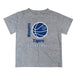 Memphis Tigers Vive La Fete Basketball V1 Heather Gray Short Sleeve Tee Shirt
