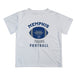 Memphis Tigers Vive La Fete Football V2 White Short Sleeve Tee Shirt