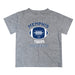 Memphis Tigers Vive La Fete Football V2 Heather Gray Short Sleeve Tee Shirt
