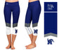 Memphis Tigers Vive La Fete Game Day Collegiate Ankle Color Block Women Blue White Capri Leggings - Vive La Fête - Online Apparel Store