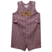 Colorado Mesa University Mavericks CMU Embroidered Maroon Gingham Boys Jon Jon