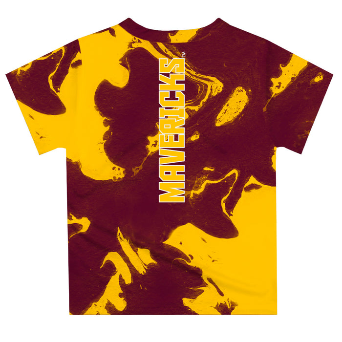 Colorado Mesa University Mavericks CMU Vive La Fete Marble Boys Game Day Maroon Short Sleeve Tee - Vive La Fête - Online Apparel Store