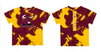 Colorado Mesa University Mavericks CMU Vive La Fete Marble Boys Game Day Maroon Short Sleeve Tee - Vive La Fête - Online Apparel Store