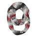 Morehouse Maroon Tigers Vive La Fete All Over Logo Game Day Collegiate Women Ultra Soft Knit Infinity Scarf