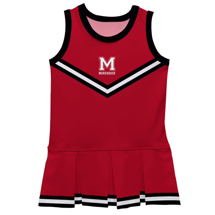 Morehouse Maroon Tigers Vive La Fete Game Day Maroon Sleeveless Cheerleader Dress