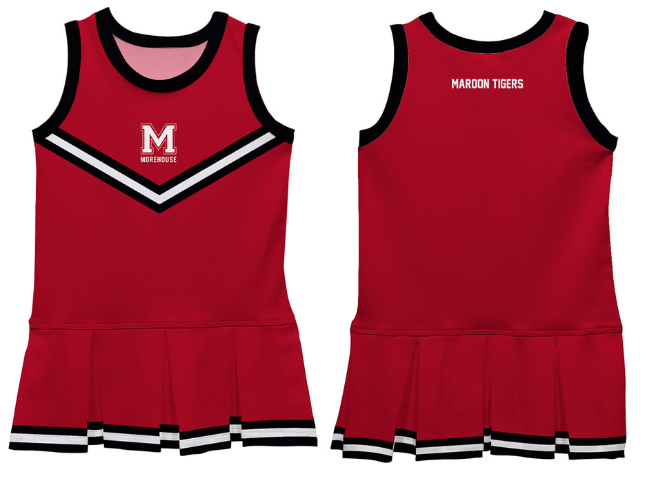 Morehouse Maroon Tigers Vive La Fete Game Day Maroon Sleeveless Cheerleader Dress - Vive La Fête - Online Apparel Store