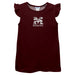 Morehouse College Maroon Tigers Embroidered Maroon Knit Angel Sleeve