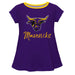 MSU Mavericks Vive La Fete Girls Game Day Short Sleeve Purple Top with School Mascot and Name - Vive La Fête - Online Apparel Store