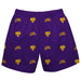 Minnesota State Mavericks Short Purple All Over Logo - Vive La Fête - Online Apparel Store