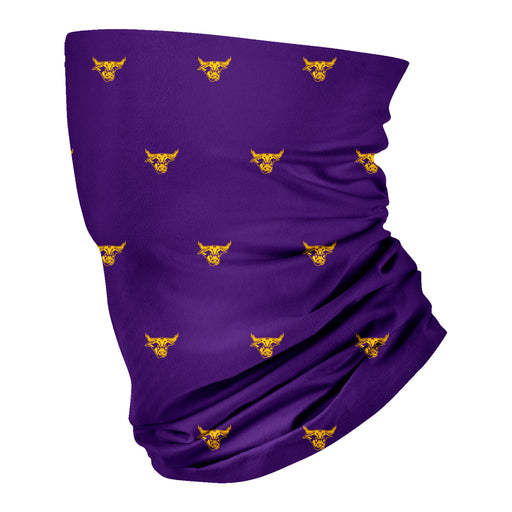 MSU Mavericks Vive La Fete All Over Logo Game Day Collegiate Face Cover Soft 4-Way Stretch Two Ply Neck Gaiter - Vive La Fête - Online Apparel Store