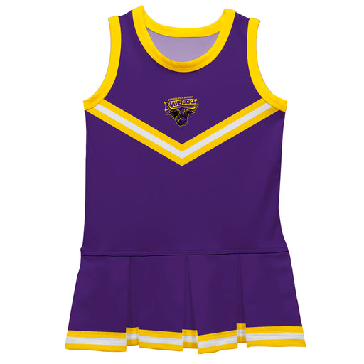 Minnesota State Mavericks Vive La Fete Game Day Purple Sleeveless Cheerleader Dress