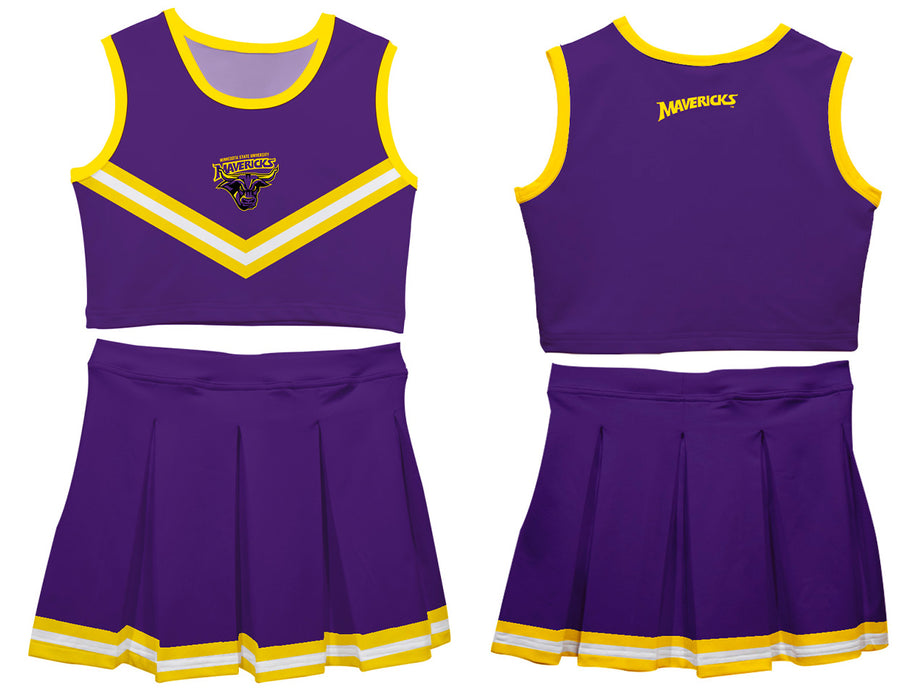 Minnesota State Mavericks Vive La Fete Game Day Purple Sleeveless Cheerleader Set - Vive La Fête - Online Apparel Store