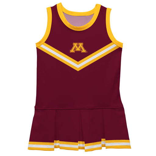 Minnesota Golden Gophers Vive La Fete Game Day Maroon Sleeveless Cheerleader Dress