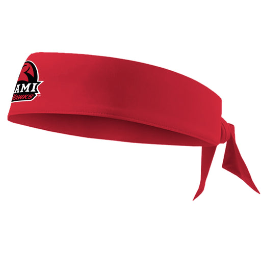 Miami Ohio RedHawks Vive La Fete Red Head Tie Bandana