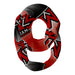 Miami Ohio RedHawks Vive La Fete All Over Logo Game Day Collegiate Women Ultra Soft Knit Infinity Scarf