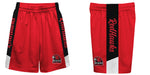 Miami Ohio RedHawks Vive La Fete Game Day Red Stripes Boys Solid Black Athletic Mesh Short - Vive La Fête - Online Apparel Store