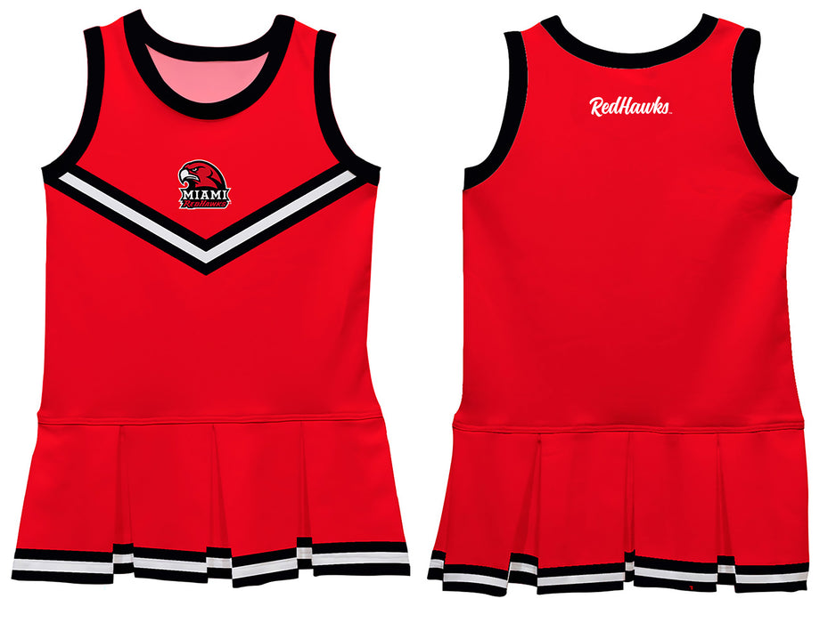Miami Ohio RedHawks Vive La Fete Game Day Red Sleeveless Cheerleader Dress - Vive La Fête - Online Apparel Store