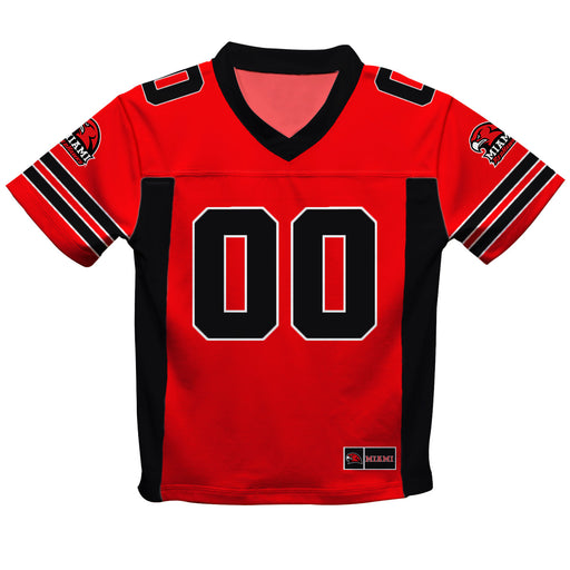 Miami Ohio RedHawks Vive La Fete Game Day Red Boys Fashion Football T-Shirt