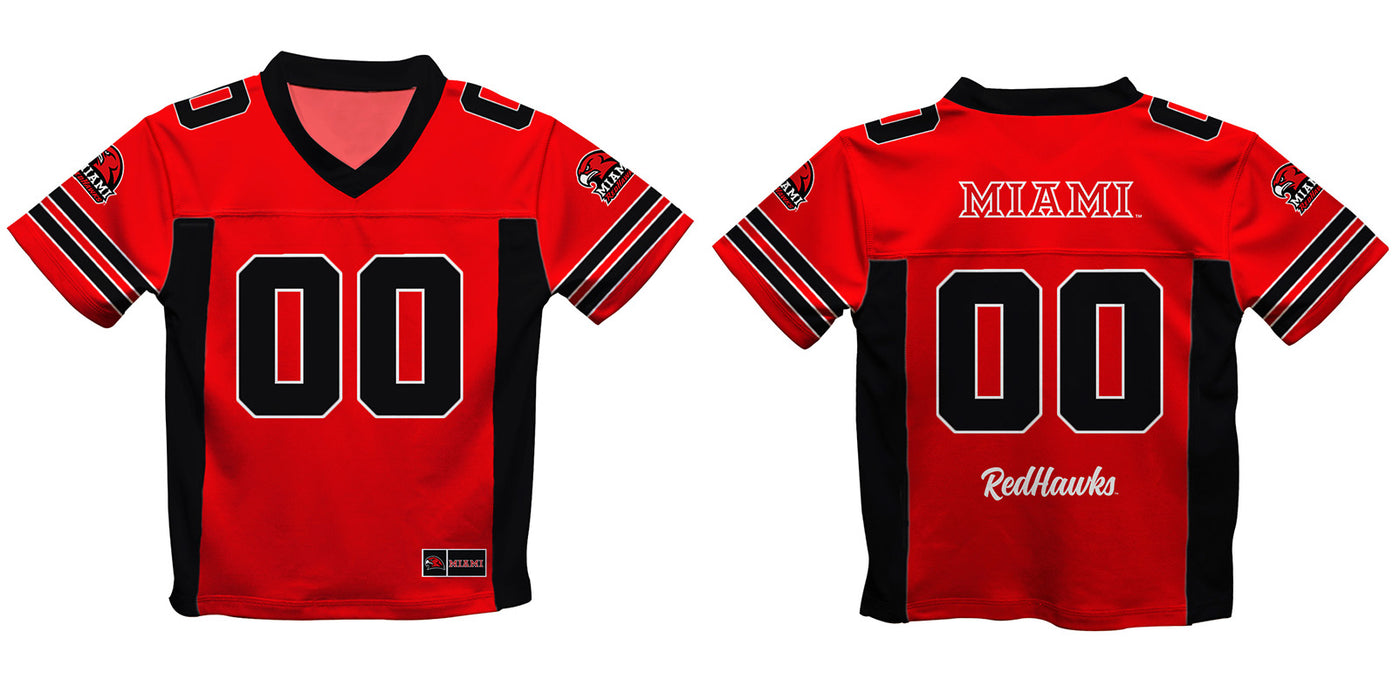 Miami Ohio RedHawks Vive La Fete Game Day Red Boys Fashion Football T-Shirt - Vive La Fête - Online Apparel Store