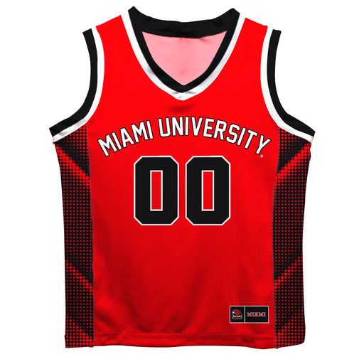 Miami Ohio RedHawks Vive La Fete Game Day Red Boys Fashion Basketball Top