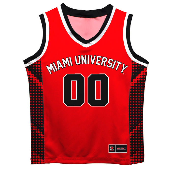 Miami Ohio RedHawks Vive La Fete Game Day Red Boys Fashion Basketball Top