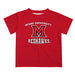 Miami Ohio RedHawks Vive La Fete Boys Game Day V3 Red Short Sleeve Tee Shirt